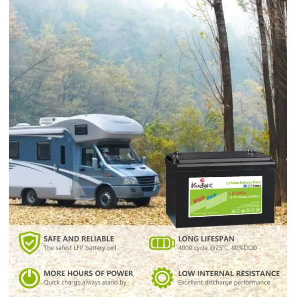 Батарея FCC MSDS UN38.3 12.8v 100ah Lifepo4 CE для системы UPS