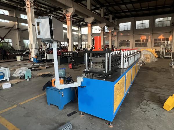 0.7-1.2mm Thickness Metal Rolling Shutter Door Roll Forming Machine Hydraulic Station Power 4KW