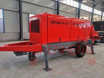 Lightweight Concrete Pumping Machine , Small Cement Pump For House Construction