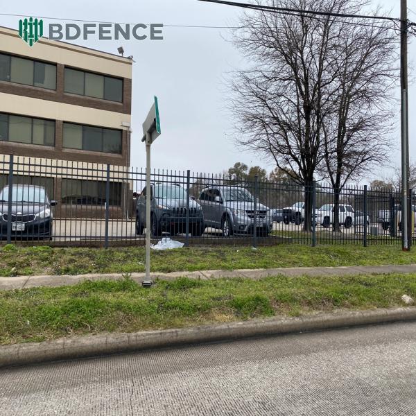 Noise-Blocking Tubular Steel Fence Quiet Barrier