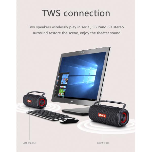 20W Outdoor Karaoke Box Speaker Super Bass Waterproof Portable Wireless Stereo DJ Led for High Fashion Outdoor Events