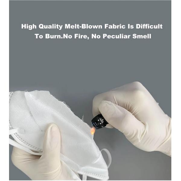 Anti Dust Protective KN95 Face Mask 5 Ply Non Woven Disposable Face