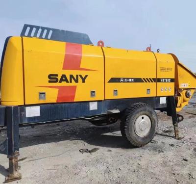 HBT80C Used Stationary Concrete Pump Truck 2020 Model 85/50m3/H