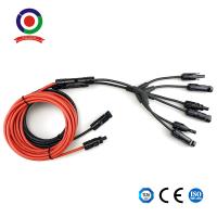 Câble d'extension UV de panneau solaire de résistance de connecteur de fil de 12AWG picovolte avec le TUV