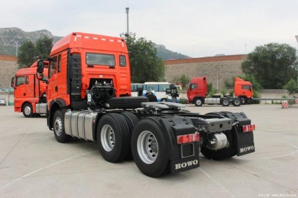 Used HOWO TX7 4*2 6*4 430HP CHG LNG Truck Head with Air Suspension Driver's Seat