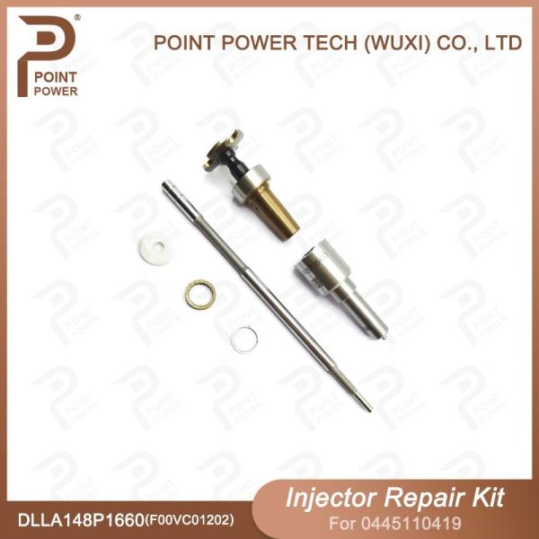 0445110419 Injector Repair Kit for diesel fuel injectors Include Nozzle DLLA148P1660 And Valve F00VC01202