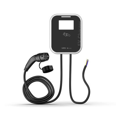 IEC 62196 Level 2 Floor Mounted EV Charger 11 Kw Home Charger High Efficiency
