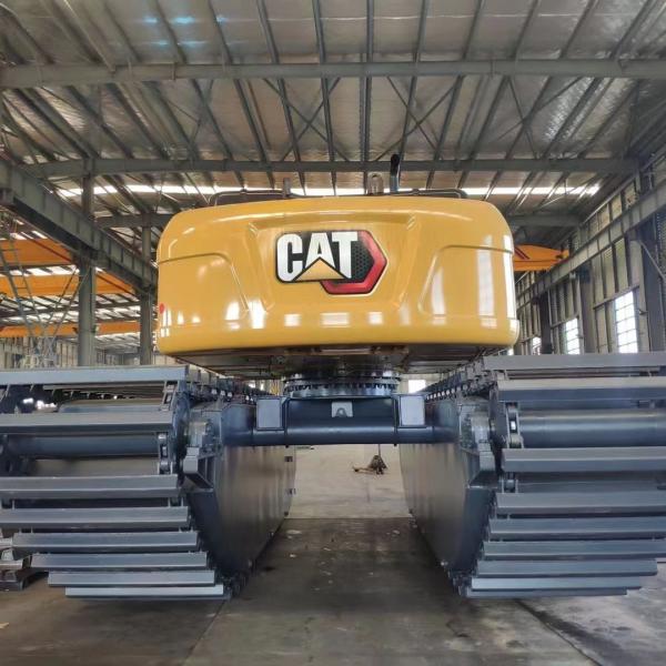 20 Ton Amphibious Excavator Pontoon Undercarriage for Swamp Marsh Floating