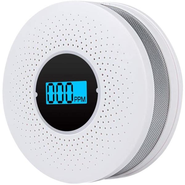 Stand Alone Smoke CO 2 In 1 Combined Detector Approved EN50291 EN14604