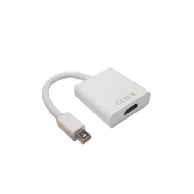 6inch black color macbook adapter,mini dp to HDMI adapter