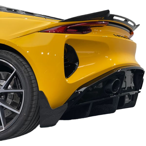 100 Percent Fitment Dry Carbon Fiber Rear Bumper Air Outtake Aero Body Kits Optimized Specifically For LOTUS EMIRA AMANS