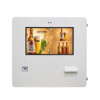 Monté sur le mur 21,5 pouces Paysage commander Payment Kiosk Avec système Android imperméable Ip 65