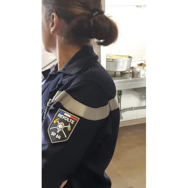 Baby Blue Embroidered Letter Patches Twill Fabric Retro Alphabet For Clothes