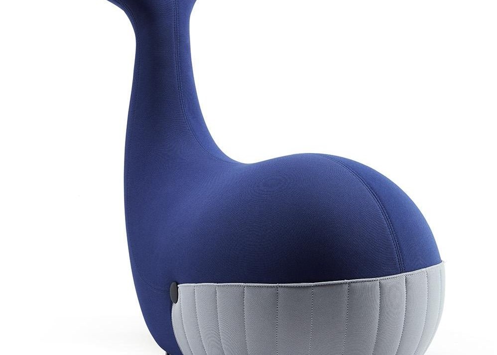Samu Stool Ottoman with Modern Office Design Award-Winning Dynamic Silhouette