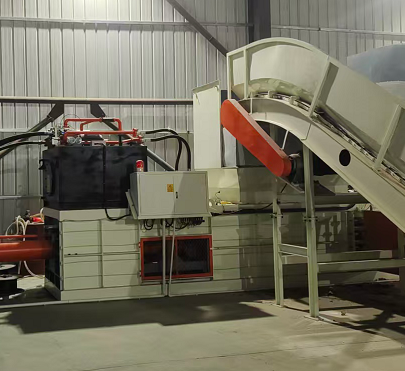Waste Carton Baling Machine With 500-2000 Kg/Hour Baling Capacity For 2-4t/H Output