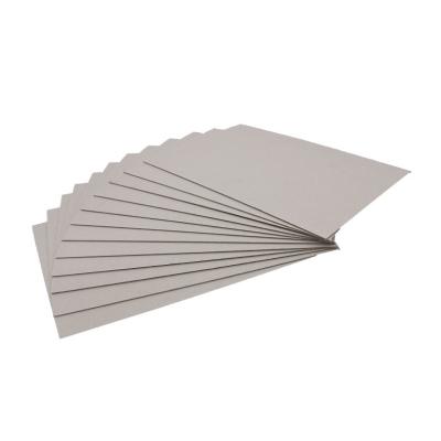Folhas de cartão cinza rígido e brilhante de 750*1050 mm
