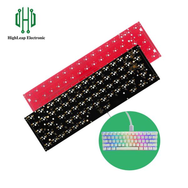 High Quality Gk61 60 60% Wireless Hotswap Keyboard Pcb Mechanical