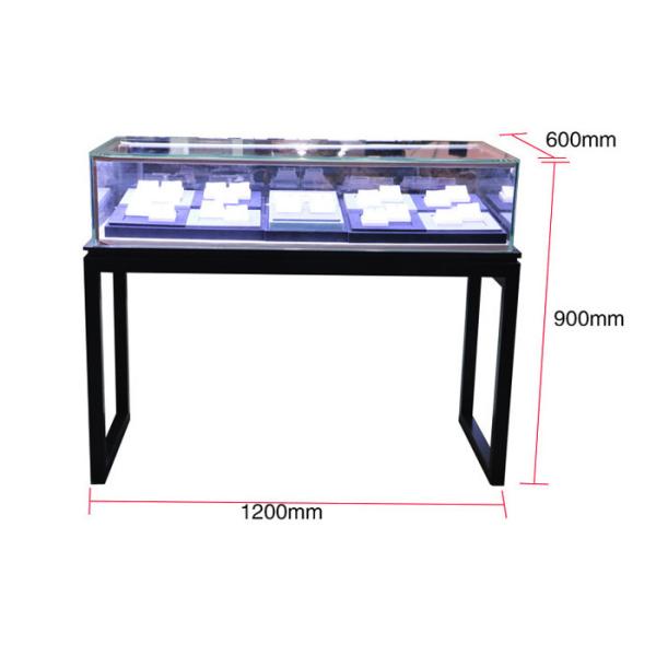 Простые ювелирные экранные шкафы, чернометаллические стеклянные экранные шкафы.