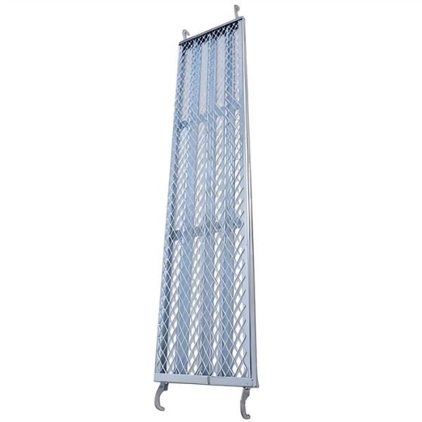 High-strength steel scaffolding plank with anti-slip surface and hot-dip galvanizing for durable construction walkways