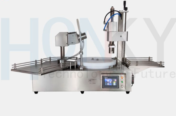 Desktop Vial Filling And Capping Machine 12-22PCS/Min Automatic