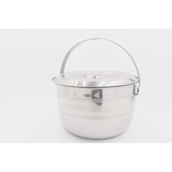 21cm kitchen stainless steel cookware set pasta cooking pot with big handle and lid