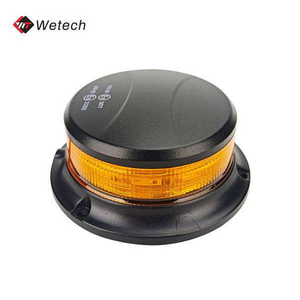 Luz de advertencia estroboscópica rotativa LED de 12-24 V CC, luz de baliza intermitente