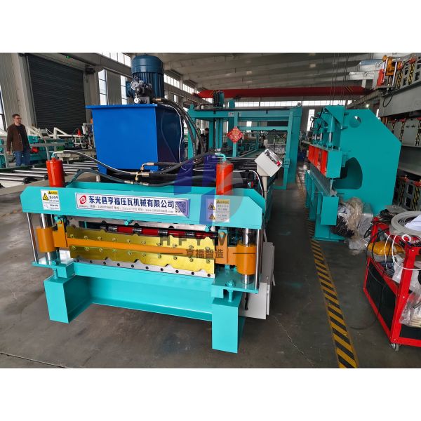 300H Steel Frame Double Layer Roll Forming Machine for 840/900 Roof & Wall Panels