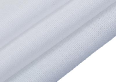 Façonnez à Spunlace la couleur non-tissée de tissu blanche/noir avec l'aspect plat