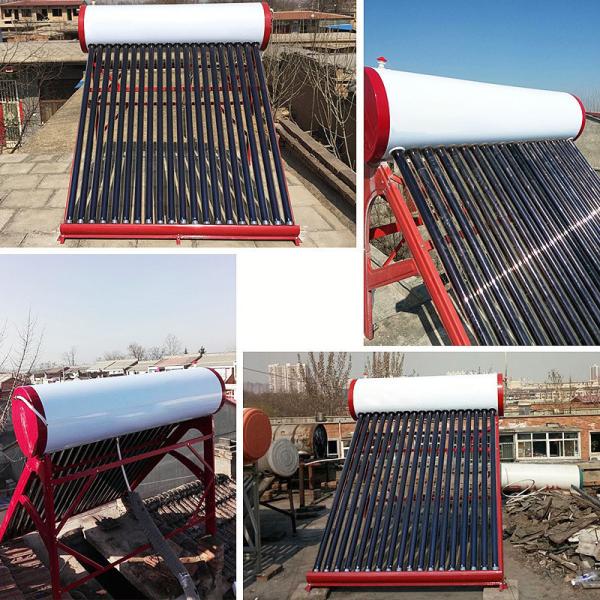 Fast Heating and Durable Pressurized Solar Water Heater with borocilicate 3.3 Glass Tube