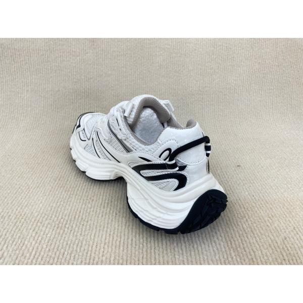 Lace Up Women Comfort Sneakers OEM ODM White And Black Sneakers