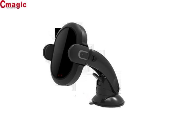 Desk Phone Holder Stand Built - In Smart Chip Black Color 360⁰ Rotating Bracket