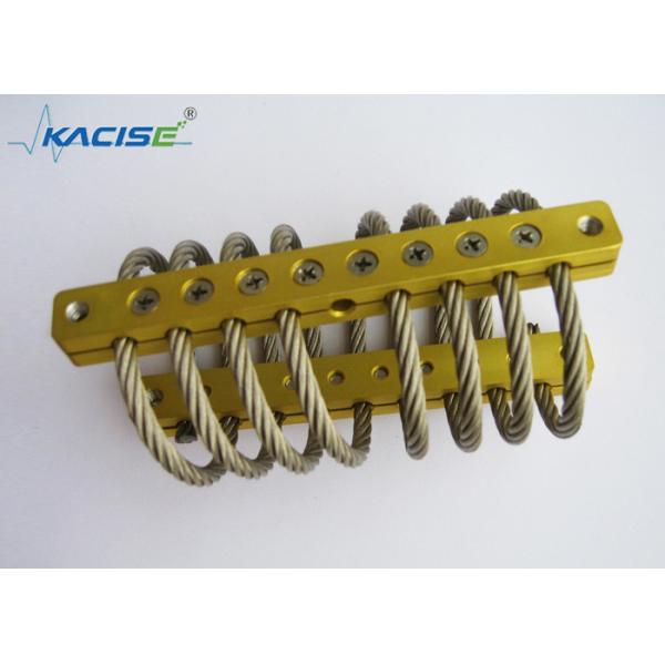 Industrial Wire Rope Vibration Isolator with Return Air Function and 20g/11ms Shock Resistance in Stainless Steel