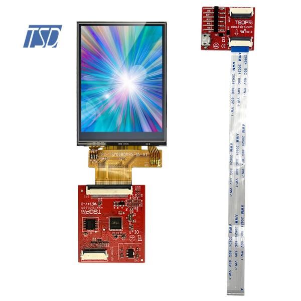 20pin 2,8 relação Resistive de UART do tela táctil da exposição HMI do módulo de TFT LCD