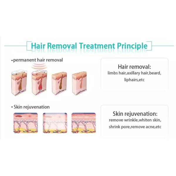 Strong Power Hair Removal Intense Pulse Light Dual Handpieces Laser Hair Removal Medical Equipment IPL Profesional