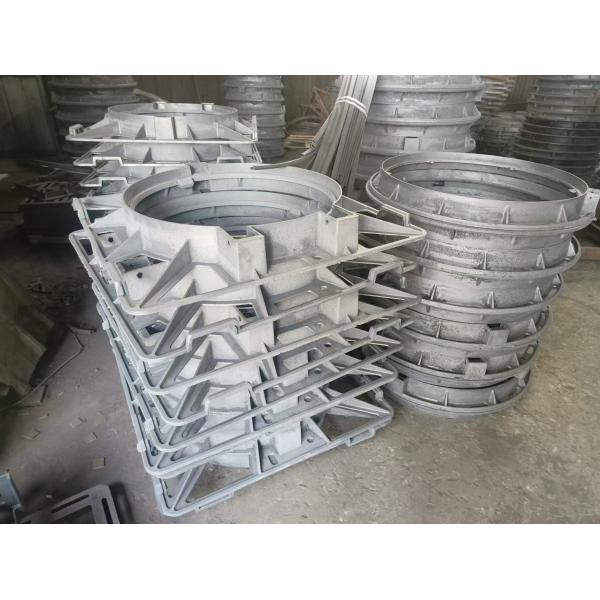 Tapa de registro de fundición dúctil EN124 Estándar E600 F900 para hormigón prefabricado