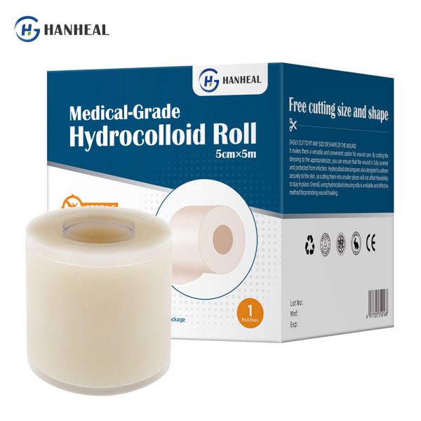 Self Adhesive Hydrocolloid Wound Dressing 5cmx5m Hydrocolloid Blister Bandages