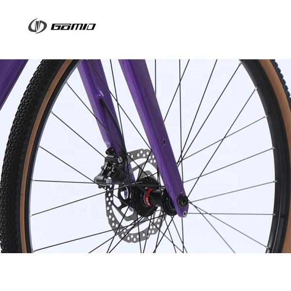 GOMID Custom Road Touring Bicycle Gravel Bike Roadbike with SHIMANO CS-HG500-10 Cassette and Alloy Gravel Drop Handlebar