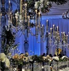 ZT-593B Nouveau chandelier de cristal brillant de 7 bras pour la décoration de la table de mariage