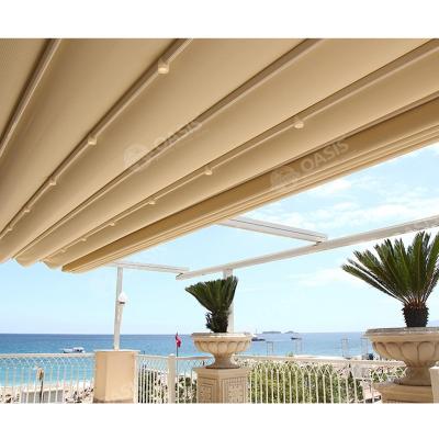 3x4 3x2 contrôle à distance Pergola en aluminium avec couverture rétractable Style moderne
