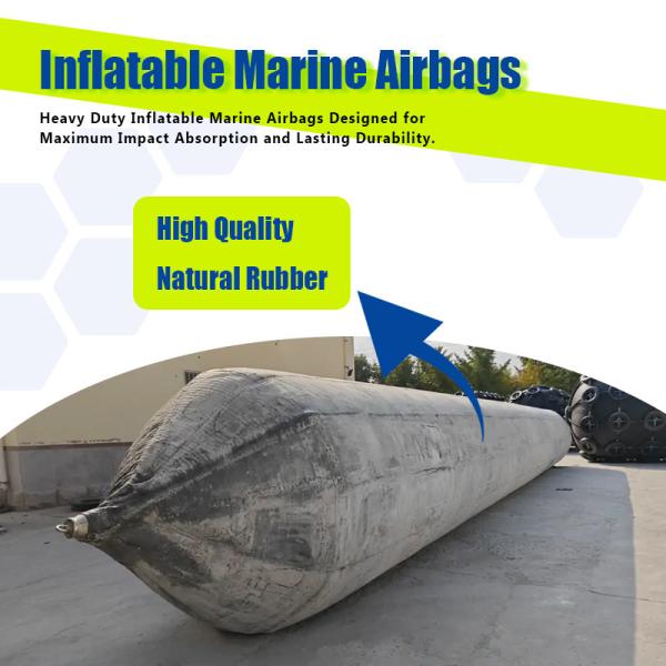 Airbags en caoutchouc pour les navires légers Tailles sur mesure Faible entretien