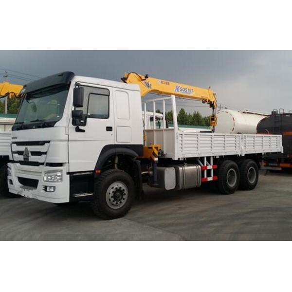 Hitch Mounted Pickup Truck Mobile Boom Crane Sinotruk HOWO 6x4 10 Ton
