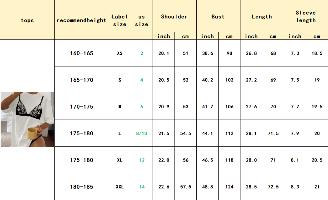 Round Neckline Women T Shirts XS Size Loose Fit Basic Crew Neck T Shirt