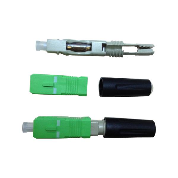 ISO RoHS単モードSC/APC速いアセンブリ コネクターの取り外しおよび再使用可能