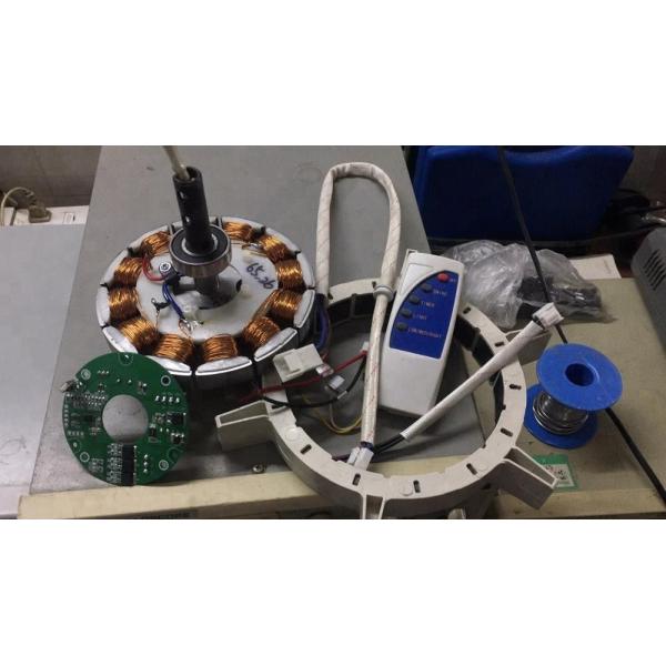 Ultrastrong Wind Brushless Dc Ceiling Fan , 330RPM 56 Inch Solar Dc Fans