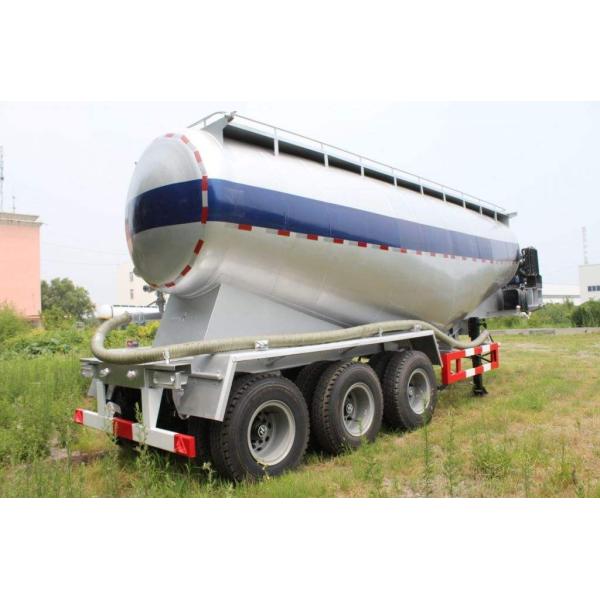 3 Axles Second Hand Semi Trailers 40000L Tanker Capacity For Oil Transportation