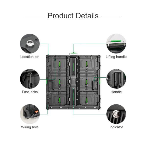 960x960 Waterproof Outdoor Led Advertising Screen P5 Billboard Wall Video Panel Fixed 960*960 LED Display