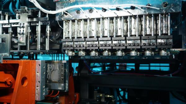 Máquina de molde totalmente automático principal MP90FS do sopro da extrusão 8 IML 350kN que aperta a força