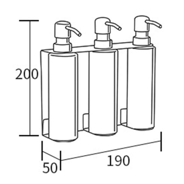 Household Hand Press Hand Wash Dispenser Holder Wall - Mounted