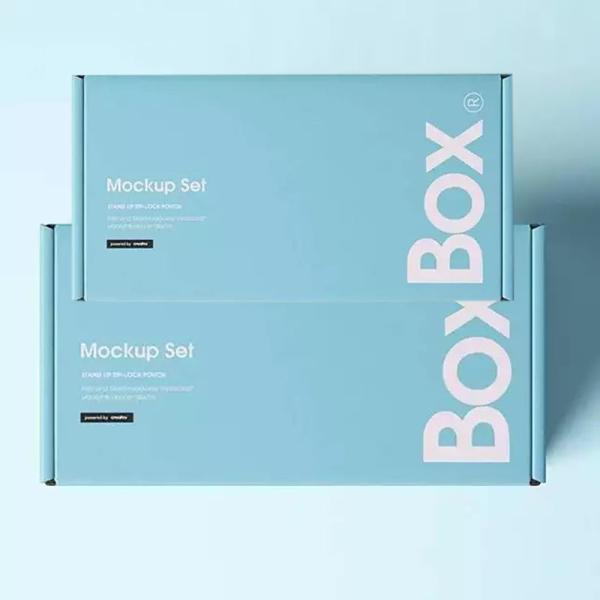 Corrugated Cardboard Mailer Boxes Custom Color Inside Printing