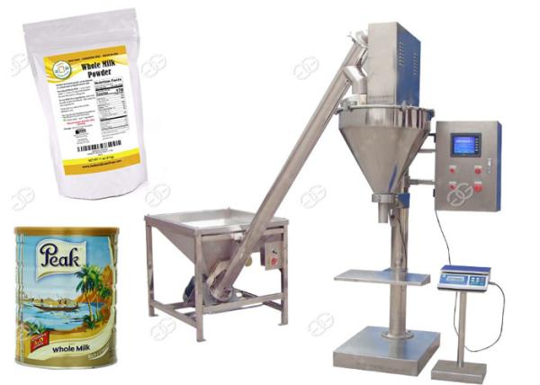 5-5000g Food Packing Machine Semi Automatic Auger Milk Powder Bag / Bottle Filling